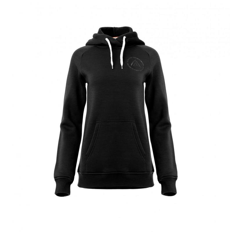 Aclima Aclima fleece ull hettegenser dame sort
