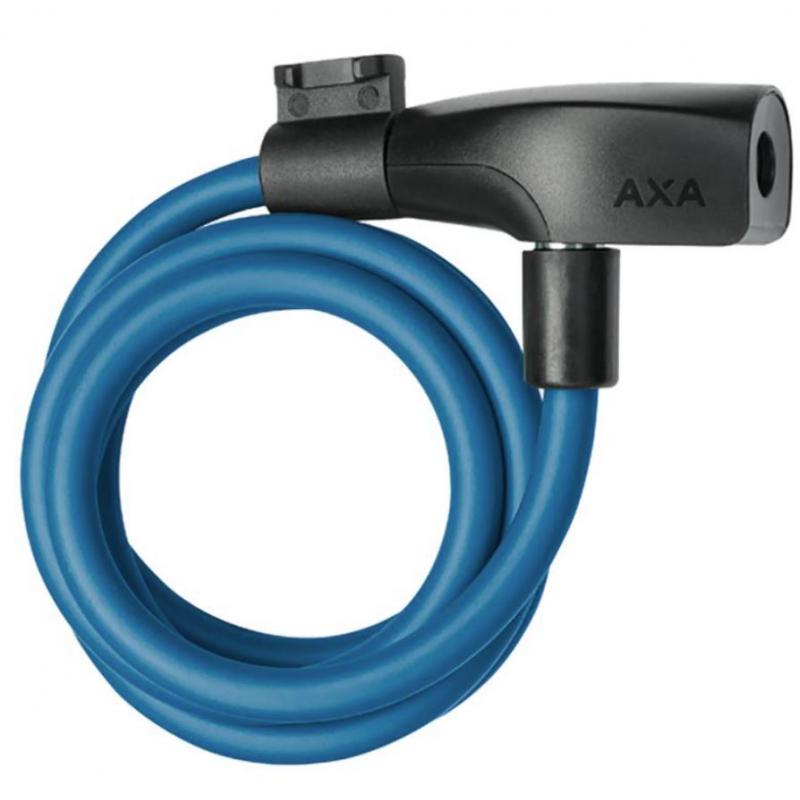 axa Resolute 8-120 Cable lockPetrolblue