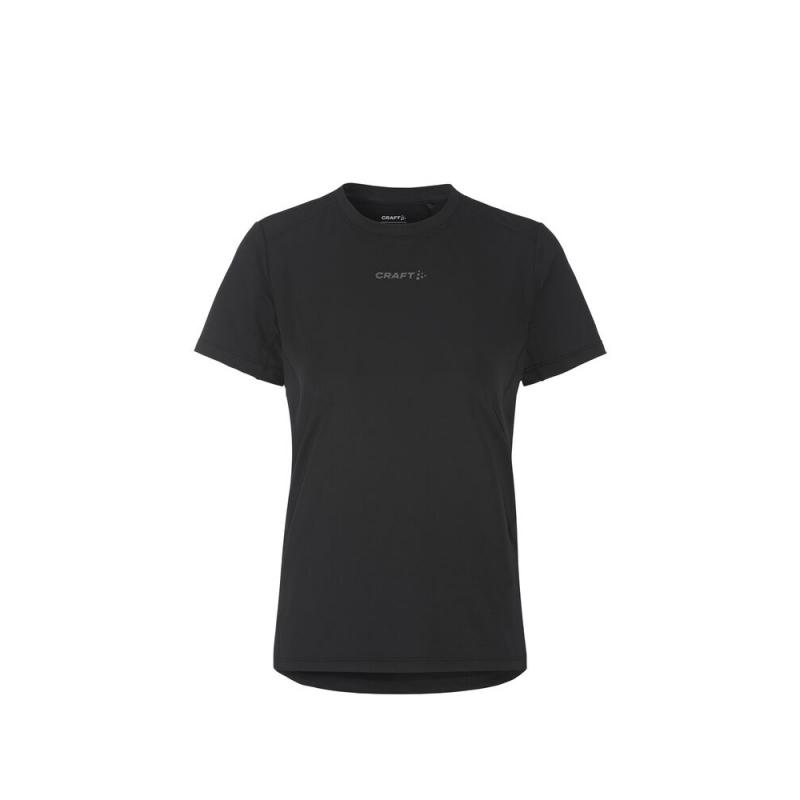 Craft Craft Adv Essence Trenings-T-skjorte sort dame