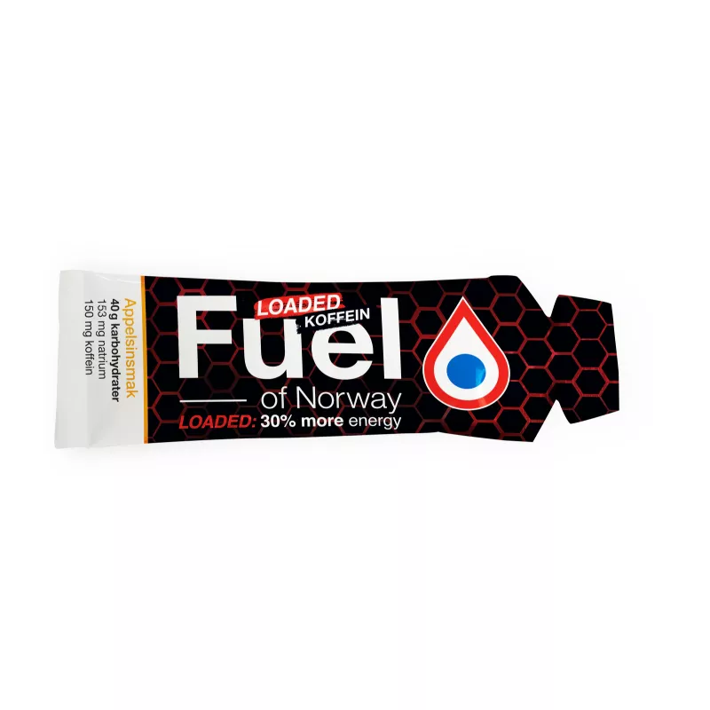 Fuel of Norway Loaded EnergiGel koffein appelsin 3012 Corner Sport 1