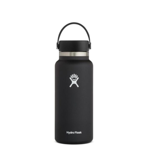 Hydro Flask Hydro Flask 32 OZ WIDE FLEX CAP BLACK W32BTS001 Corner Sport 1