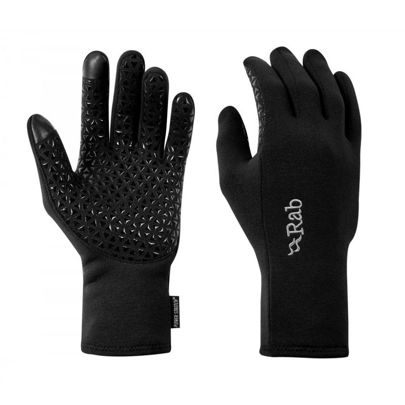 Rab Rab Power Stretch hanske sort unisex