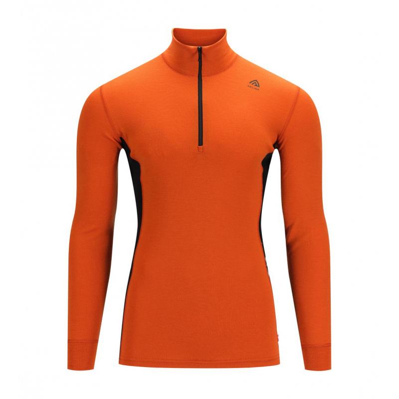 Aclima Aclima ull trøye orange herre