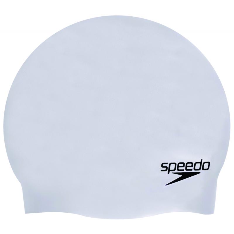 Speedo Plain Moulded Silicone Cap