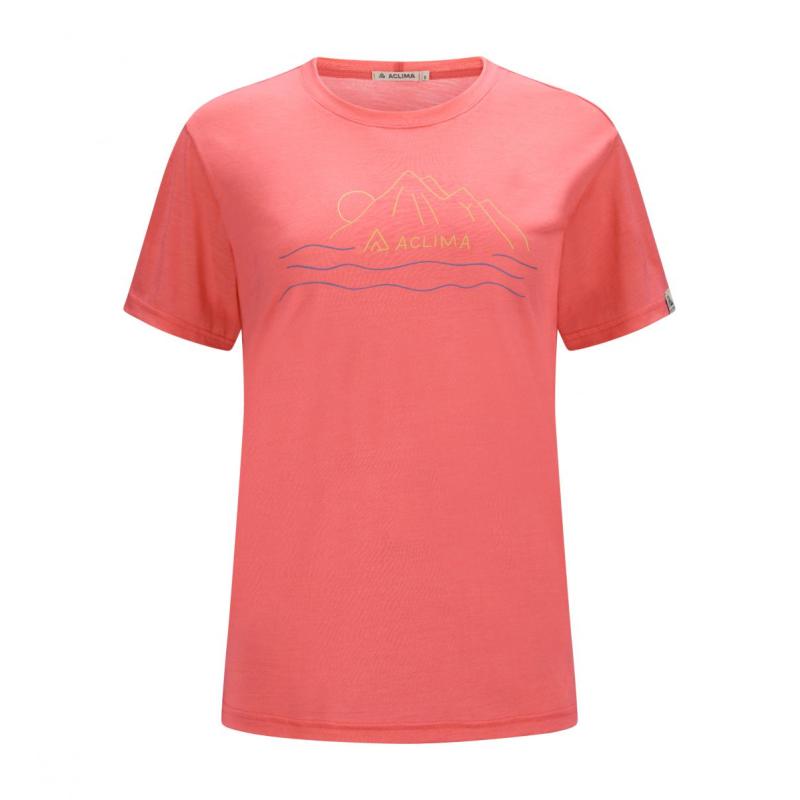 Aclima Aclima ull t-skjorte coral herre