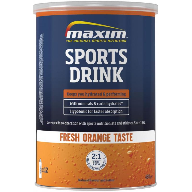 Maxim Sports Drikk 480g Appelsin