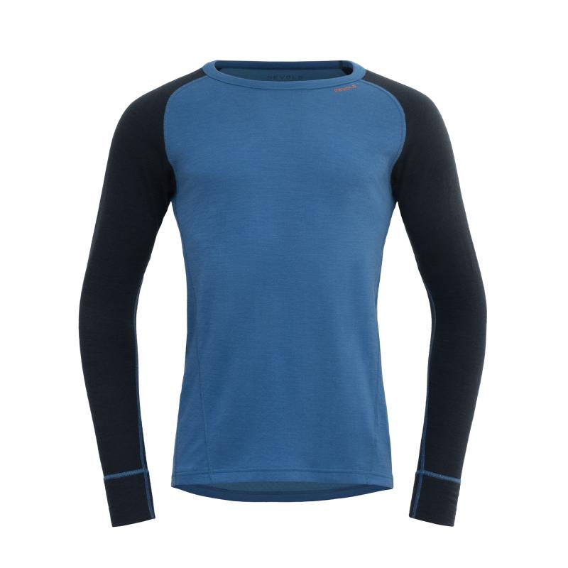 Devold Devold Duo Active Merino superundertøy overdel blå herre